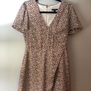 J Crew flower cap sleeve dress